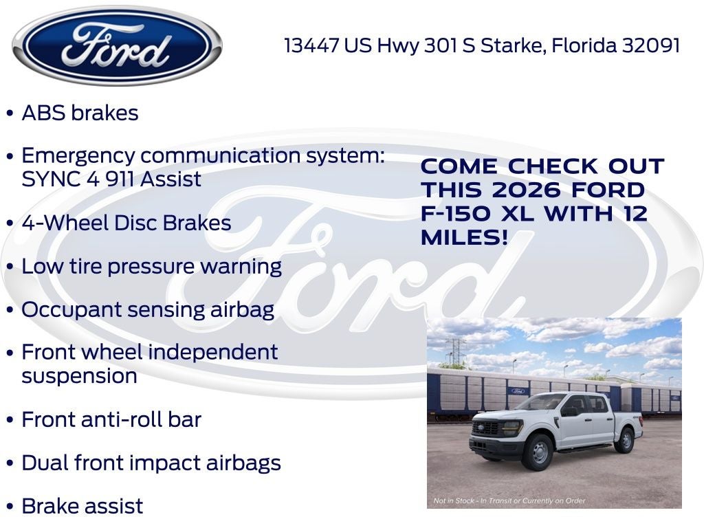 2026 Ford F-150 XL 101A