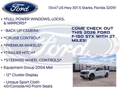 2026 Ford F-150 STX 200A