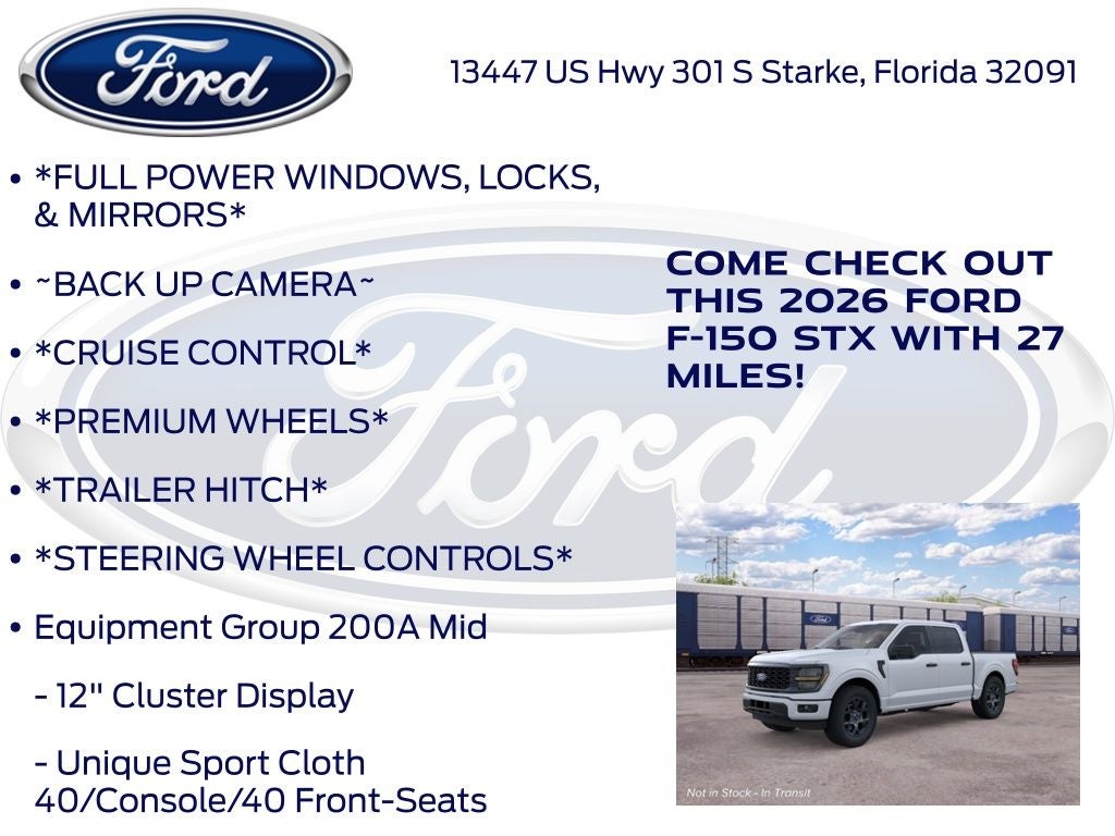 2026 Ford F-150 STX 200A