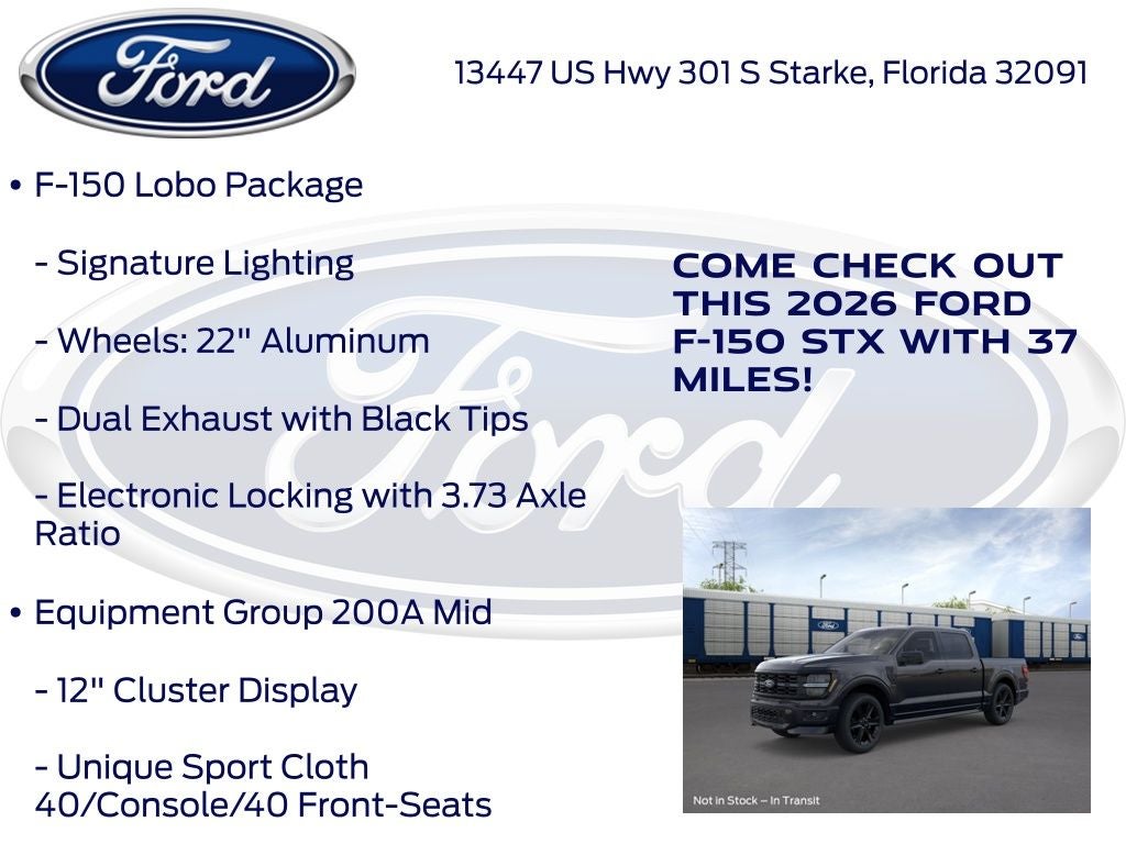 2026 Ford F-150 STX 200A