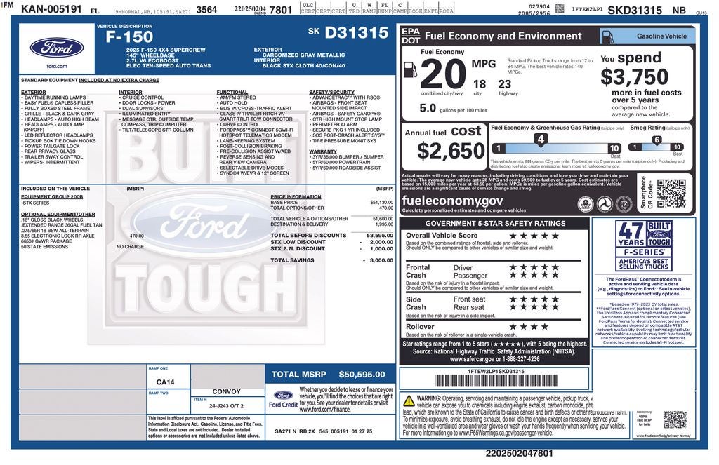 2025 Ford F-150 STX