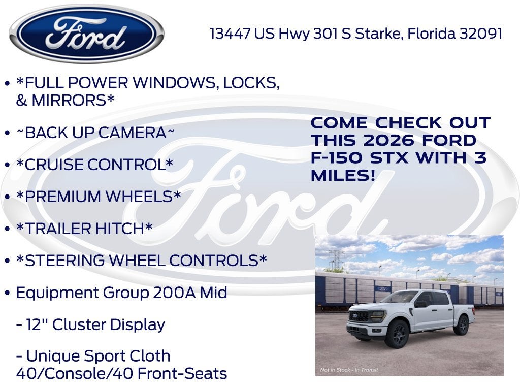 2026 Ford F-150 STX 200A