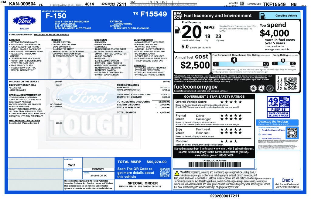 2026 Ford F-150 STX 200A