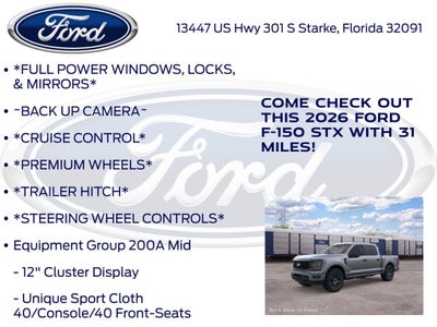 2026 Ford F-150 STX 200A