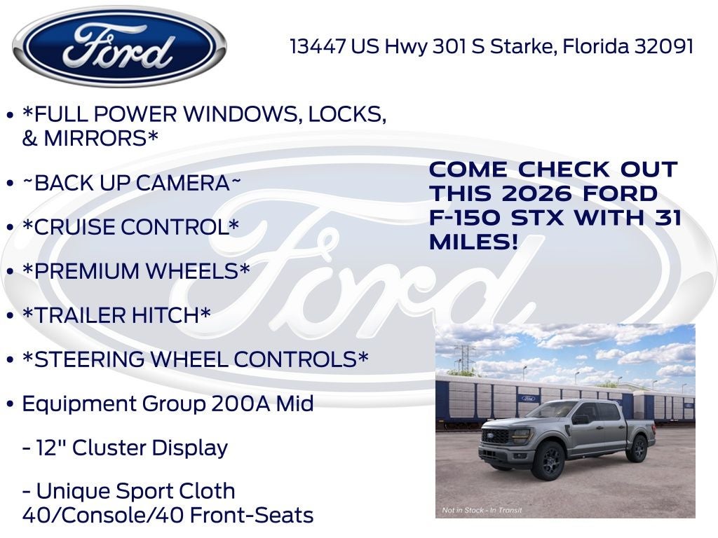 2026 Ford F-150 STX 200A
