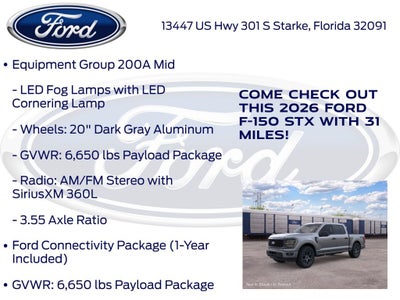 2026 Ford F-150 STX 200A