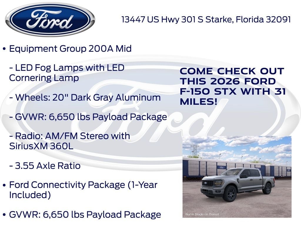 2026 Ford F-150 STX 200A