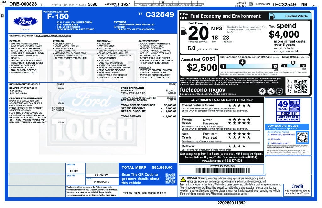 2026 Ford F-150 STX 200A