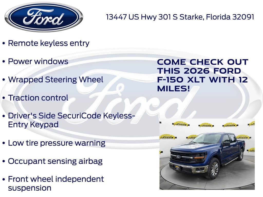 2026 Ford F-150 XLT 301A