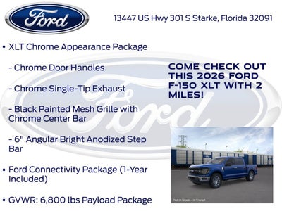 2026 Ford F-150 XLT InTransit
