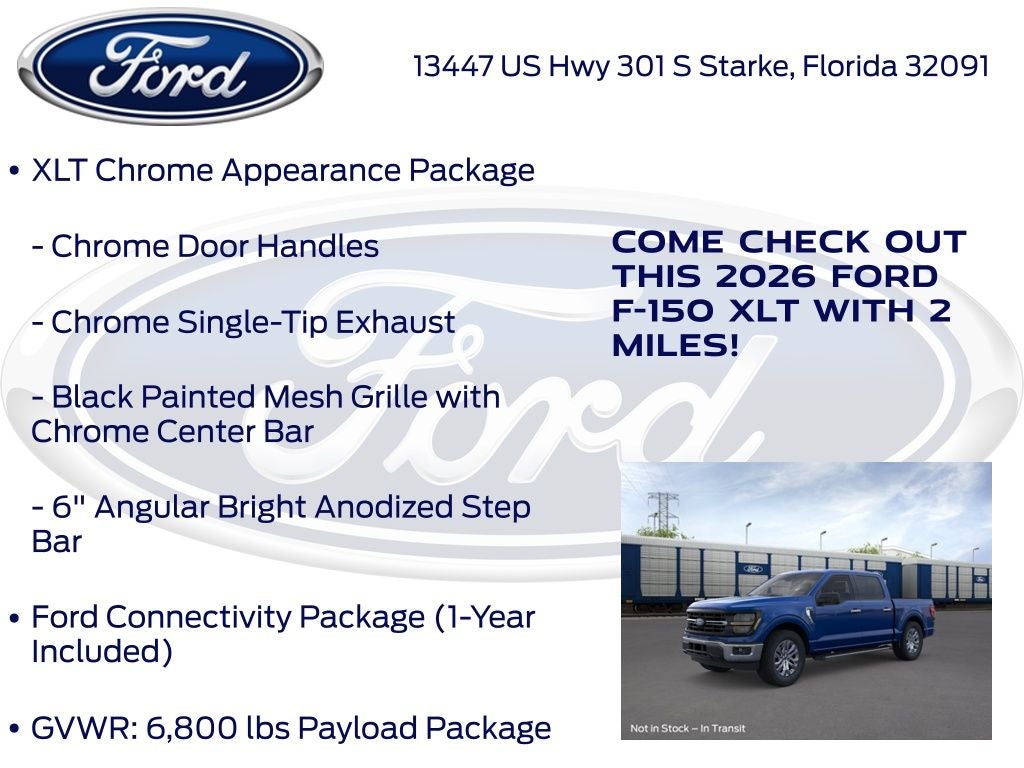 2026 Ford F-150 XLT InTransit