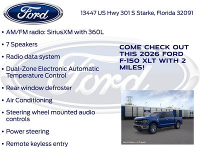 2026 Ford F-150 XLT 301A