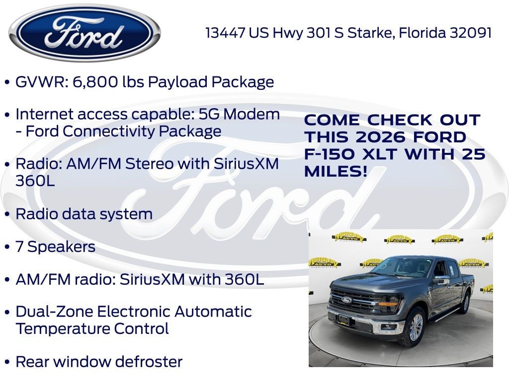 2026 Ford F-150 XLT 302A