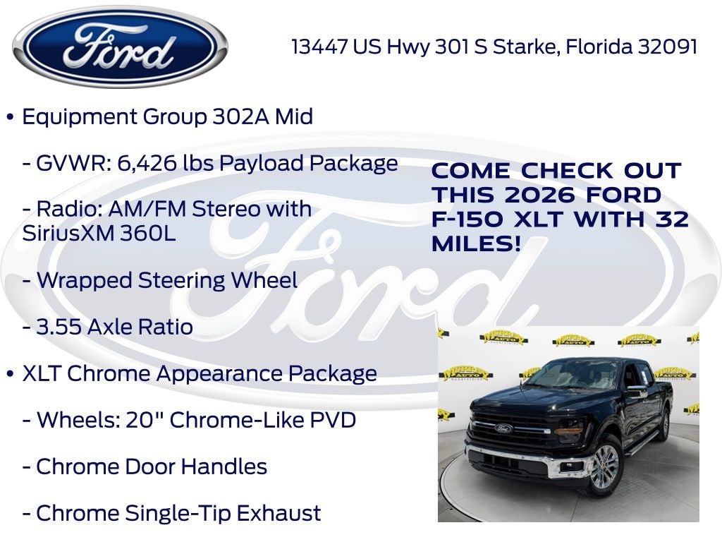 2026 Ford F-150 XLT 302A