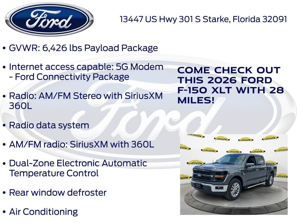 2026 Ford F-150 XLT 302A