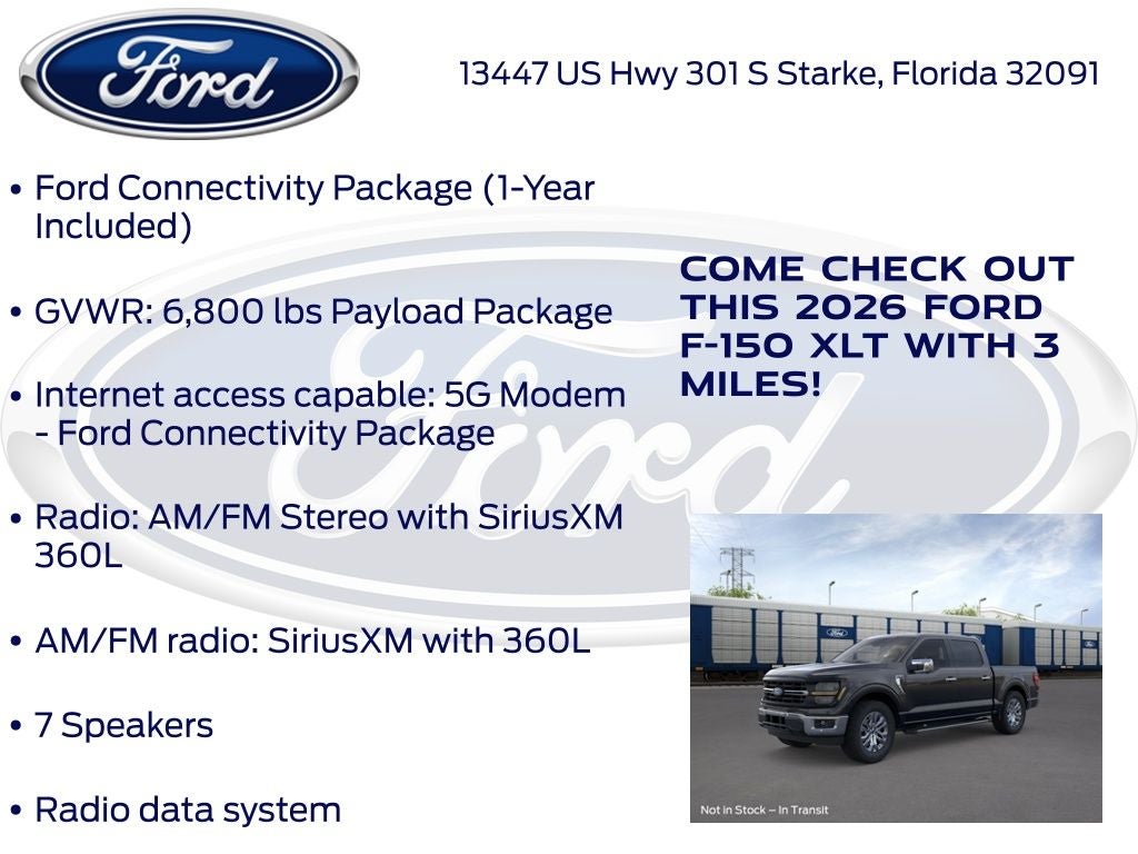 2026 Ford F-150 XLT 302A
