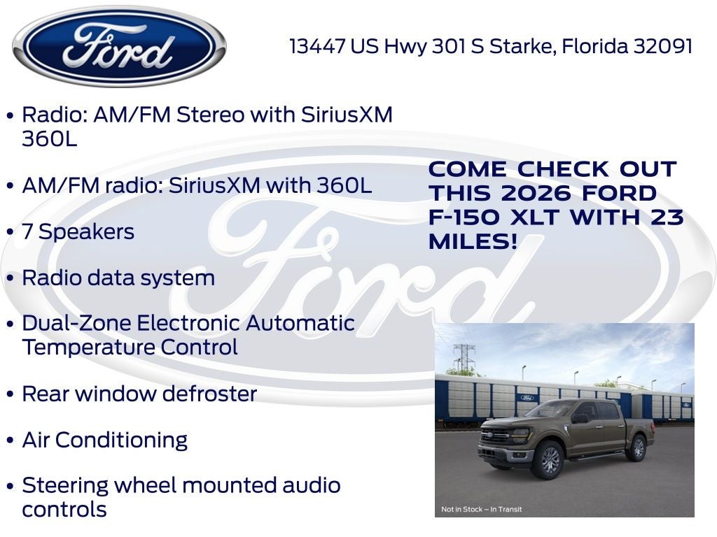 2026 Ford F-150 XLT 301A