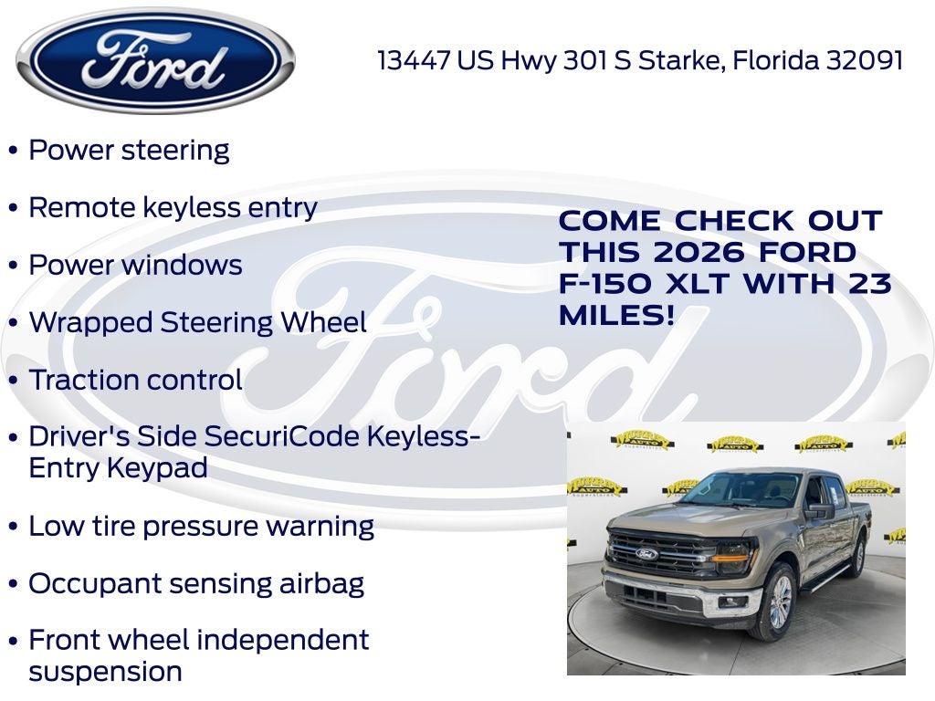 2026 Ford F-150 XLT 301A