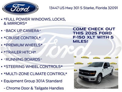 2025 Ford F-150 XLT 301A