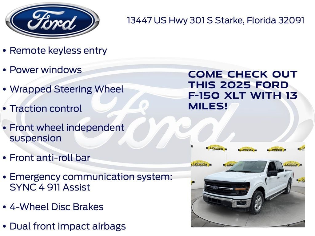 2025 Ford F-150 XLT 301A