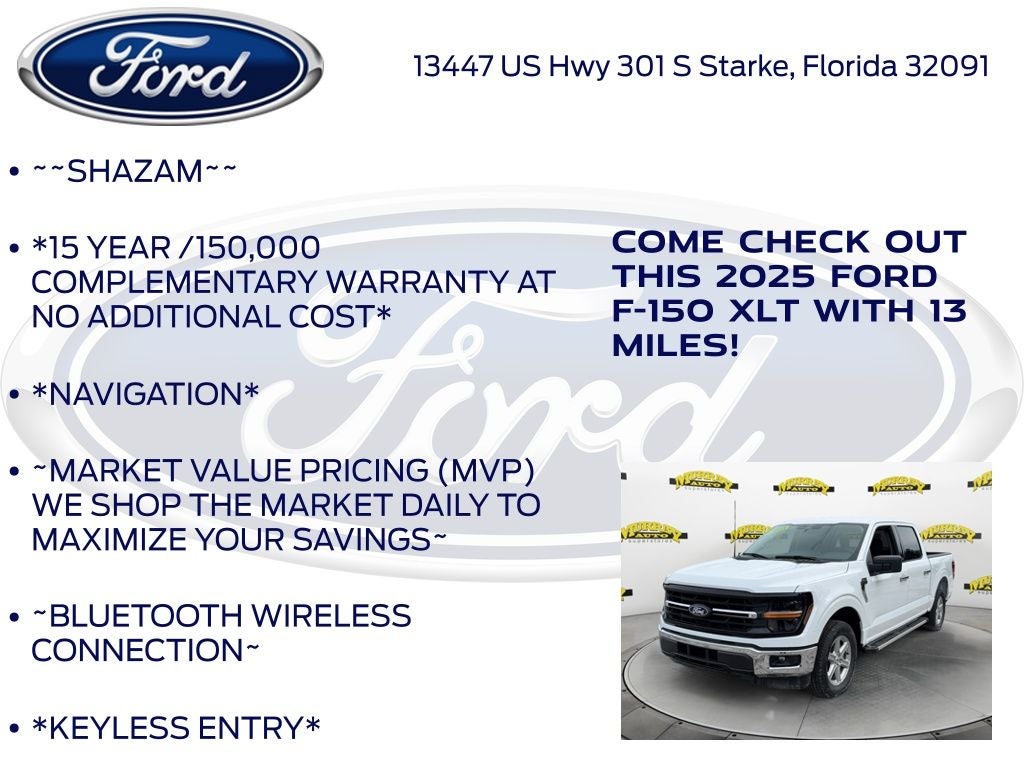 2025 Ford F-150 XLT 301A