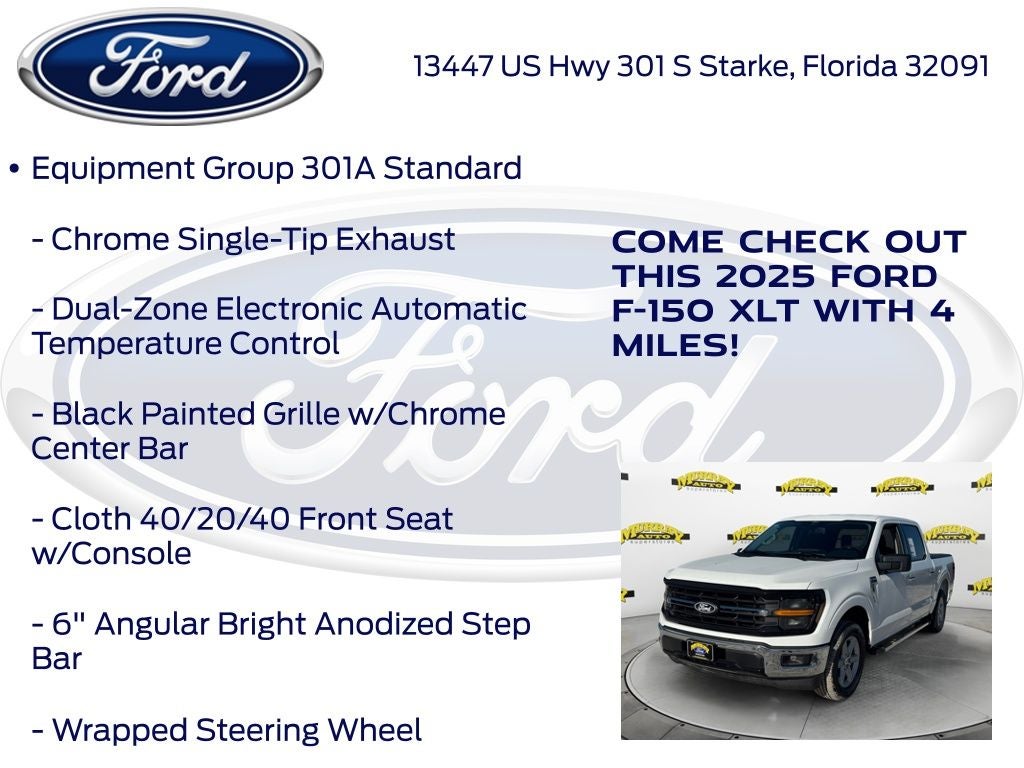 2025 Ford F-150 XLT 301A