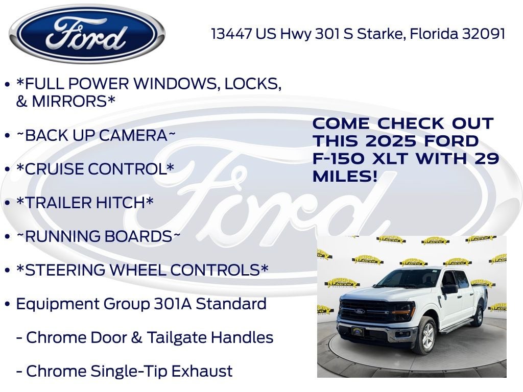 2025 Ford F-150 XLT 301A