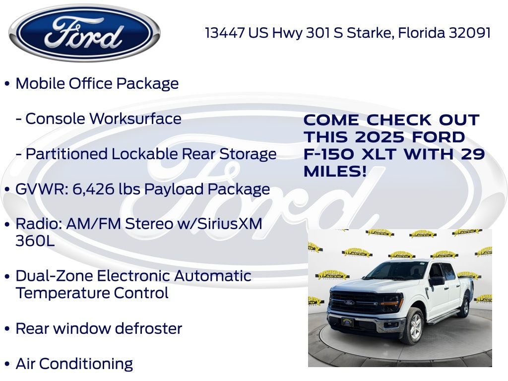 2025 Ford F-150 XLT 301A