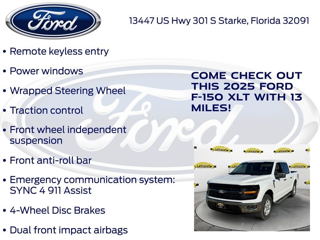 2025 Ford F-150 XLT 301A