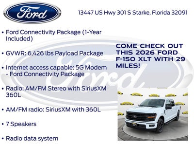 2026 Ford F-150 XLT 301A
