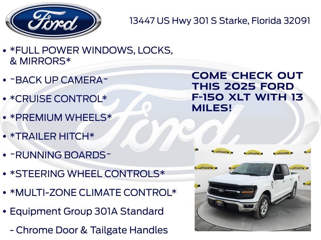 2025 Ford F-150 XLT 301A