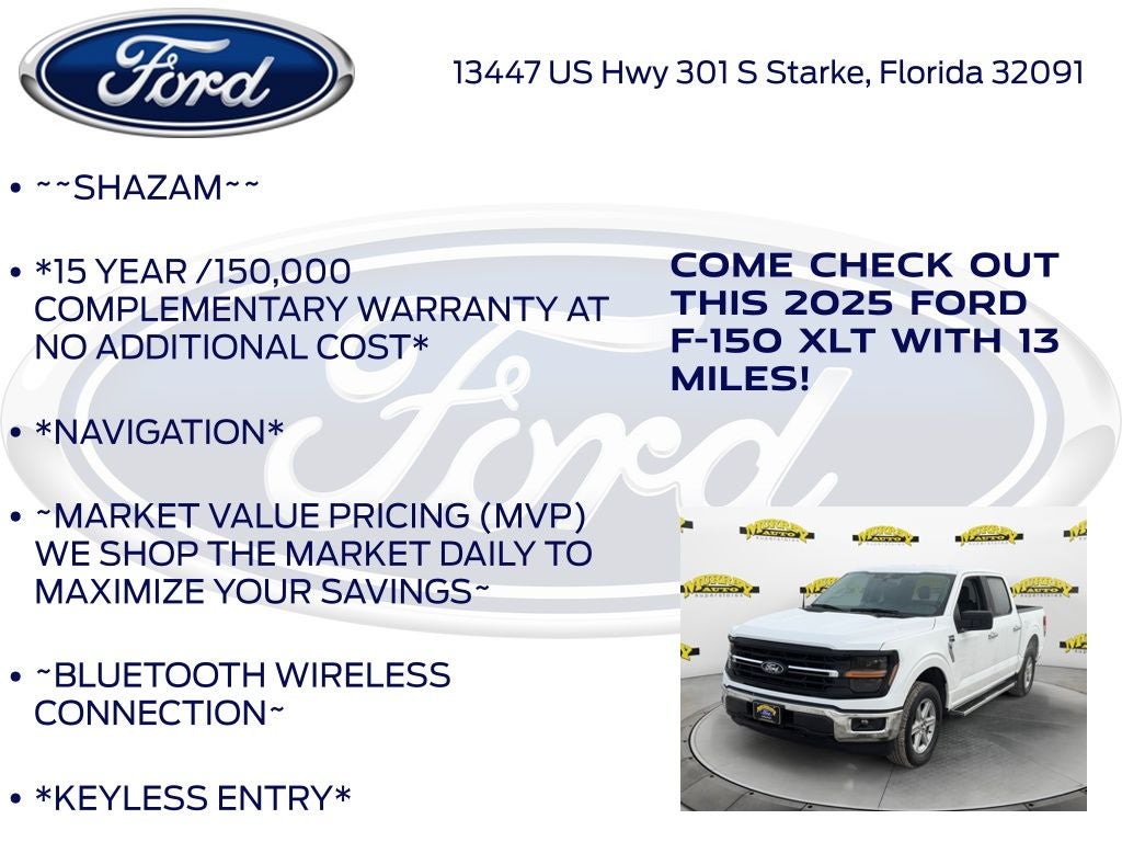 2025 Ford F-150 XLT 301A