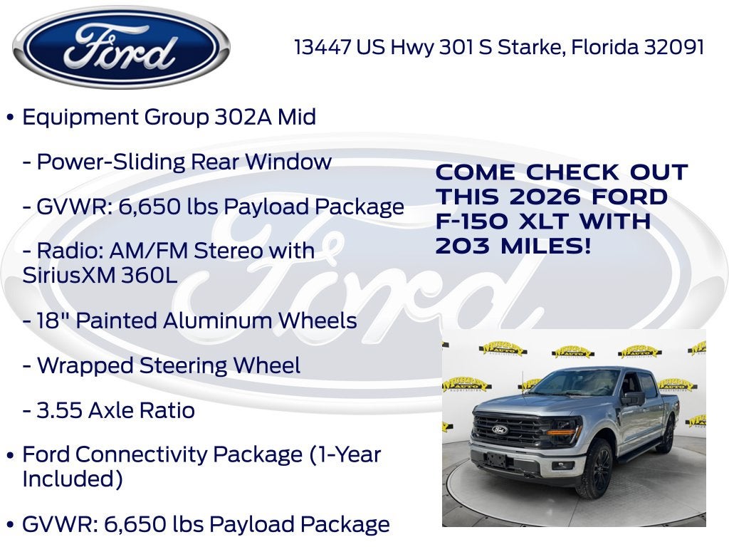 2026 Ford F-150 XLT 302A