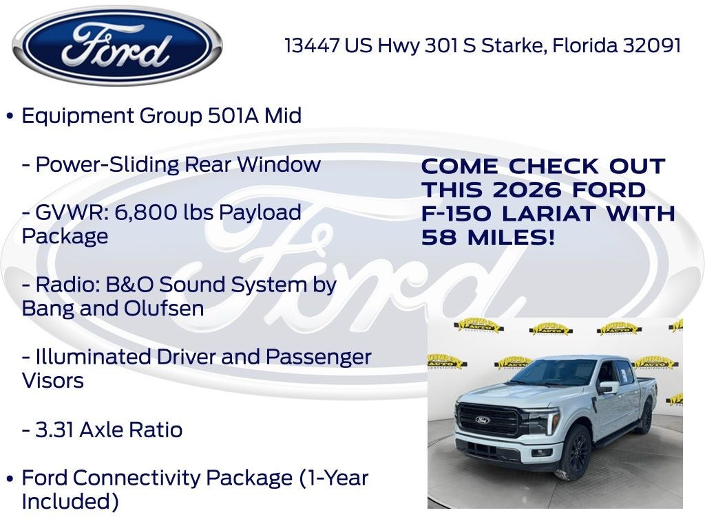 2026 Ford F-150 Lariat 501A