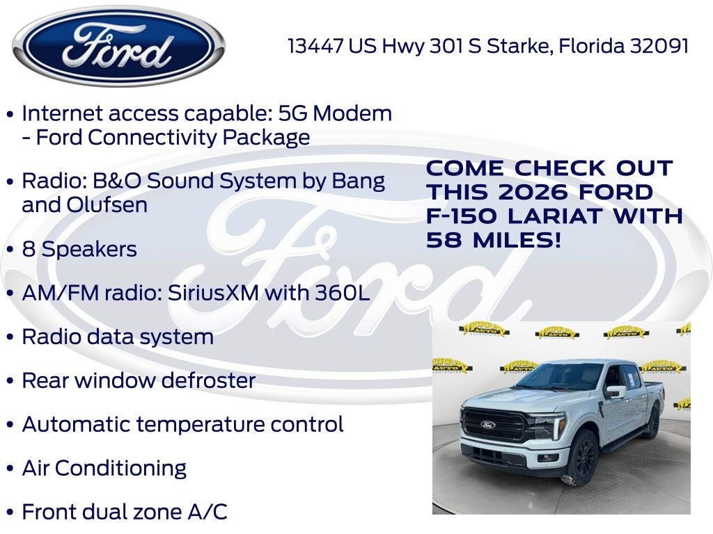 2026 Ford F-150 Lariat 501A