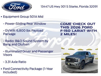 2026 Ford F-150 Lariat 501A