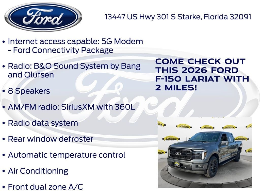 2026 Ford F-150 Lariat 501A