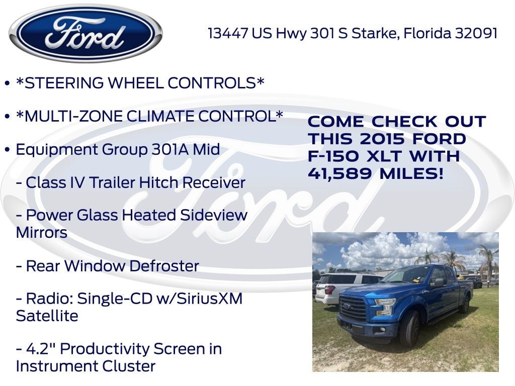 2015 Ford F-150 XLT