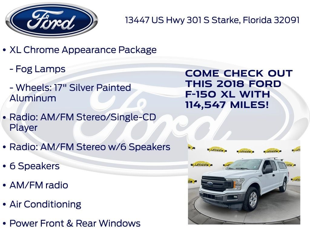 2018 Ford F-150 XL