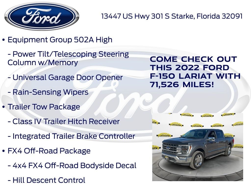 2022 Ford F-150 Lariat
