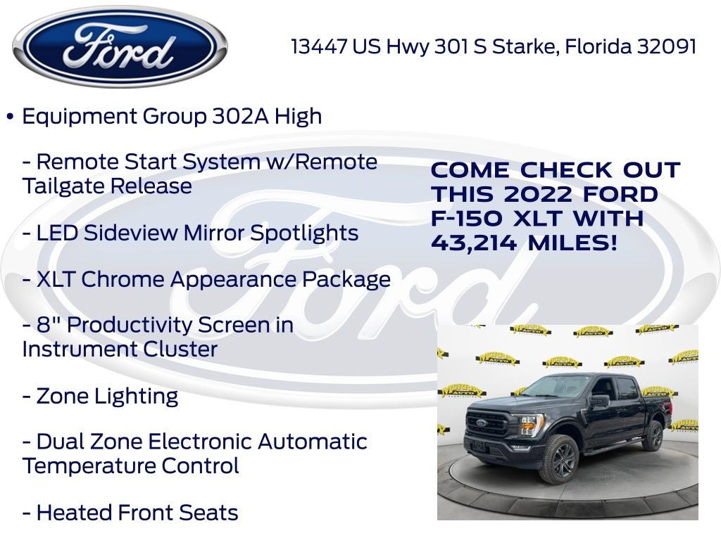2022 Ford F-150 XLT 302A