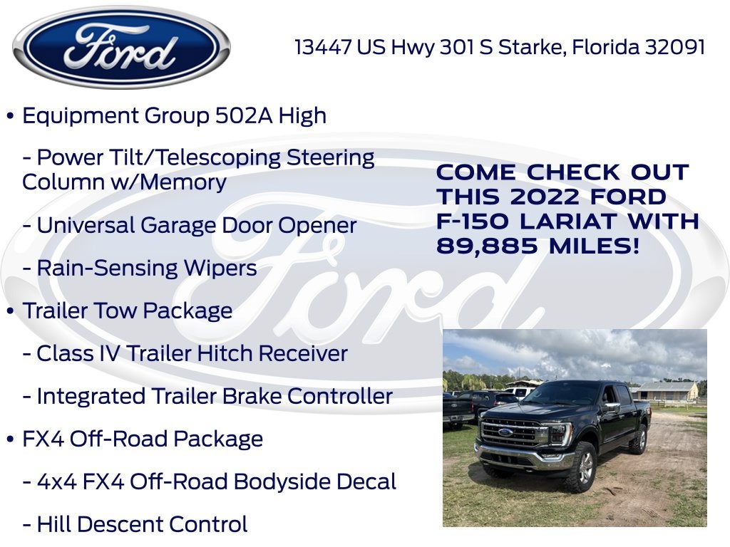 2022 Ford F-150 Lariat