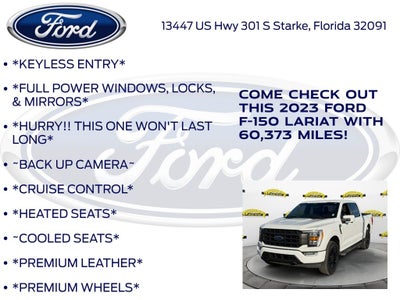 2023 Ford F-150 Lariat Sport FX4