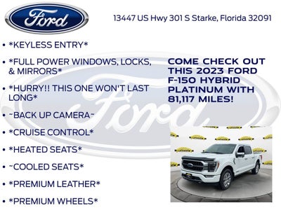 2023 Ford F-150 Platinum