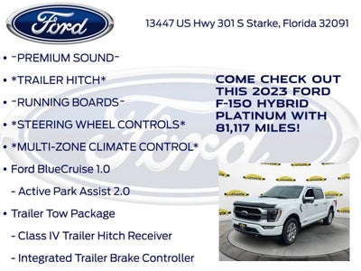 2023 Ford F-150 Platinum