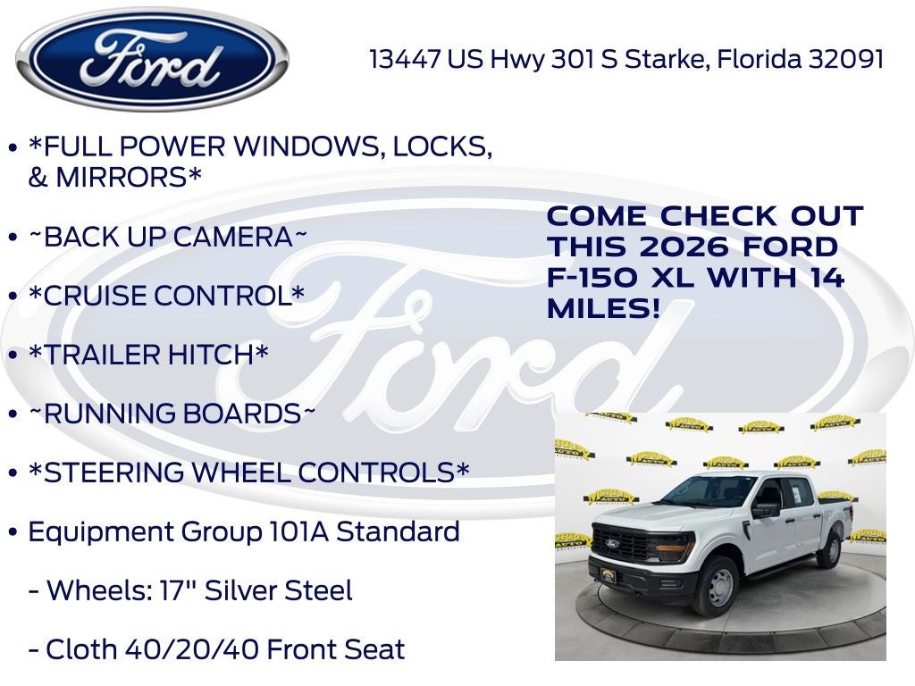 2026 Ford F-150 XL 101A