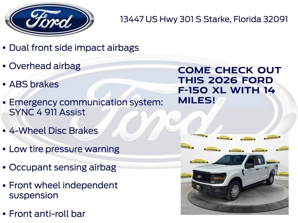 2026 Ford F-150 XL 101A