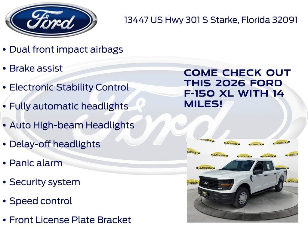 2026 Ford F-150 XL 101A
