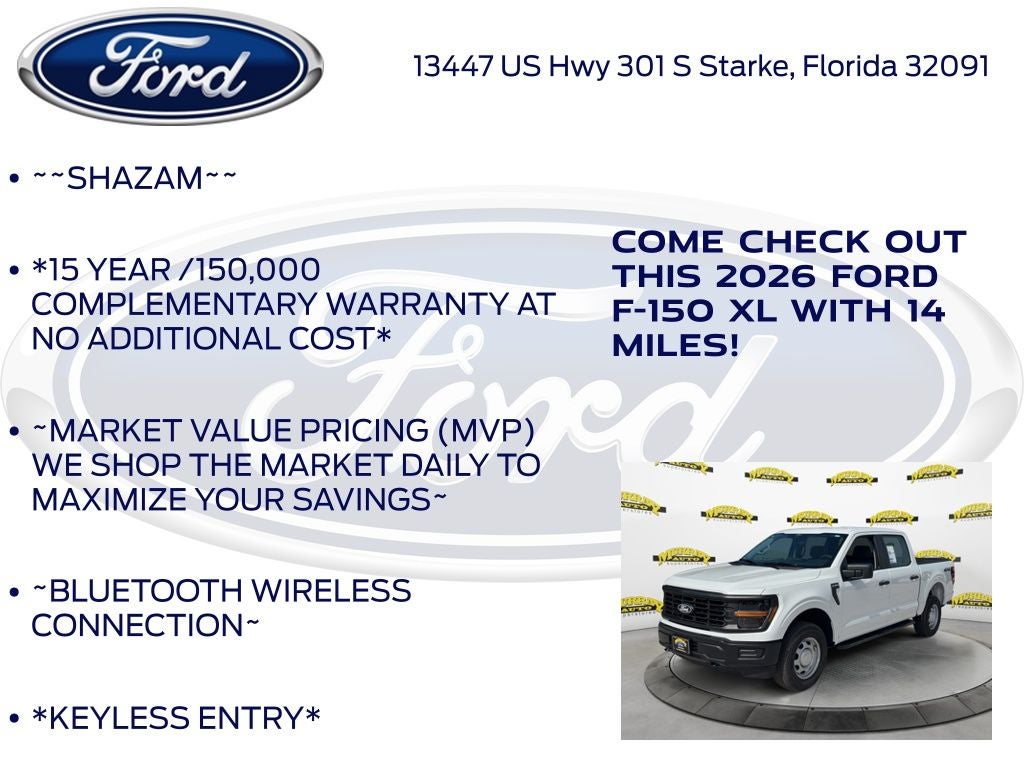 2026 Ford F-150 XL 101A
