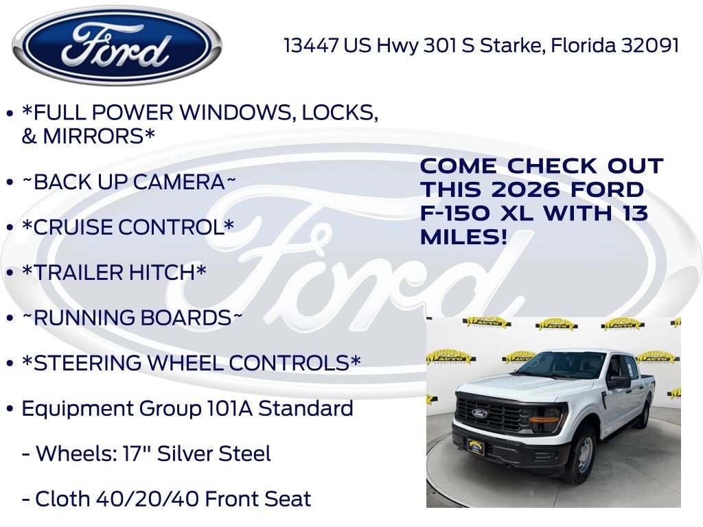 2026 Ford F-150 XL 101A